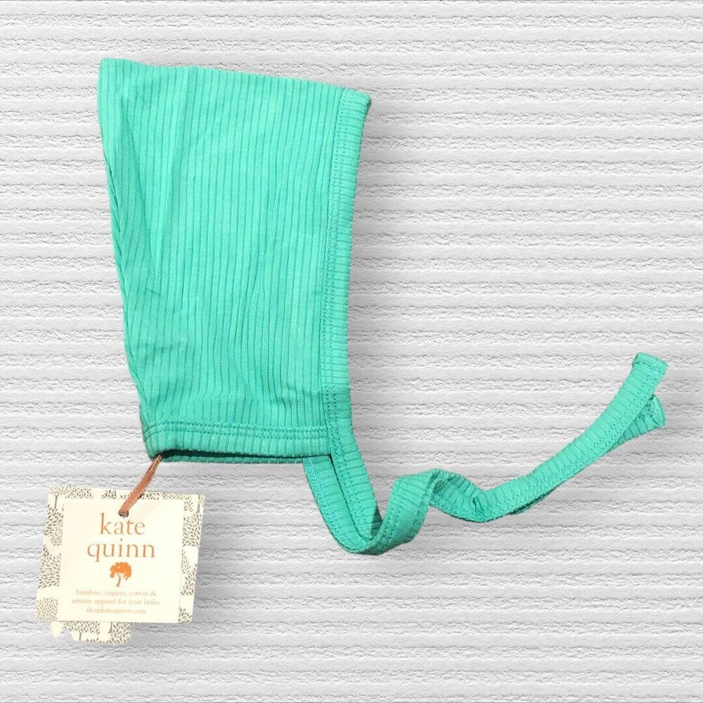 Kate Quinn 0-3 Ribbed Summer Green Elf Hat Modal